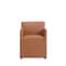 Manhattan Comfort Anna Square Faux Leather Dining Chair in Saddle - Set of 2 2-DC058AR-SA - alternate 10